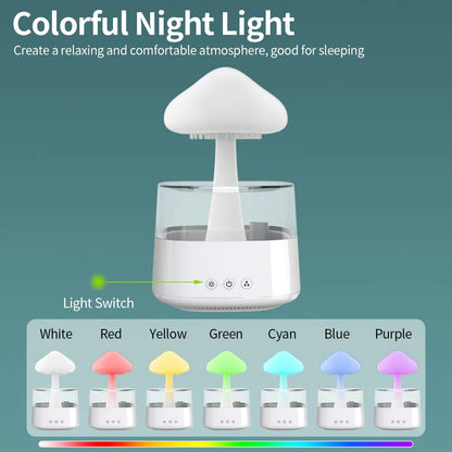 Fabula TechHome™ 3 in 1 Mushroom Rain Cloud Humidifier