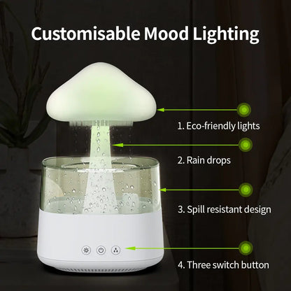 Fabula TechHome™ 3 in 1 Mushroom Rain Cloud Humidifier